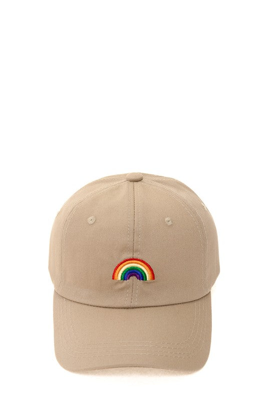“Rainbow Love” Cotton Cap