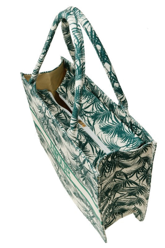 “AMOUR” Tropical Tote Bag
