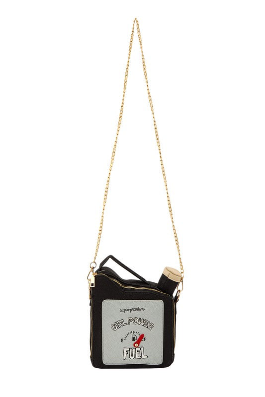 “Girl Power” Square Crossbody Bag