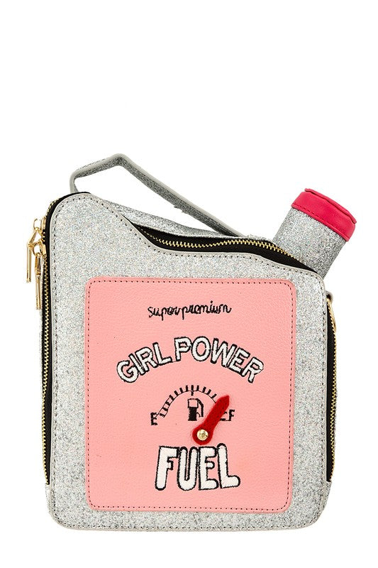 “Girl Power” Square Crossbody Bag