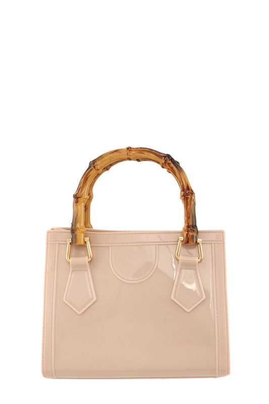 “A Day At The Mall” Bamboo Handle Jelly Bag