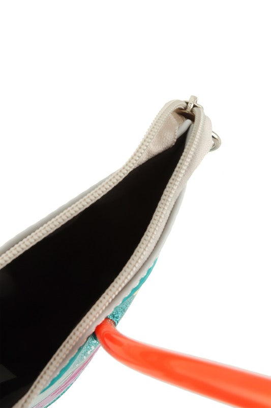 “5’ O Shot” Crossbody Bag