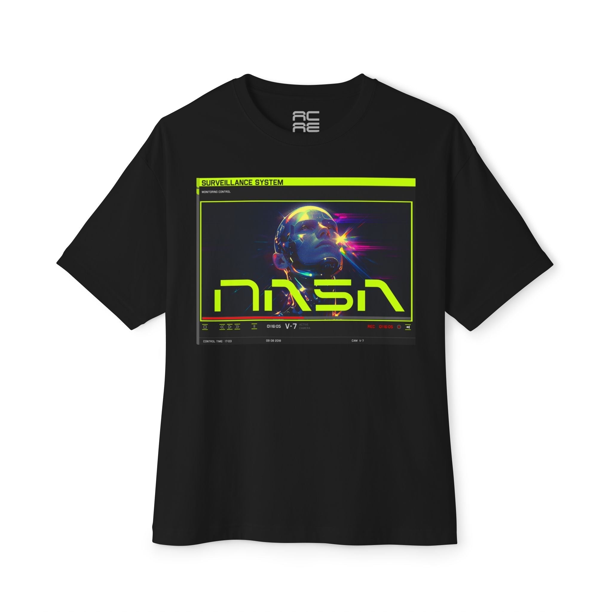 NASA SURVEILLANCE Oversized Boxy Tee