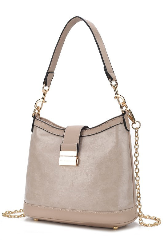 “Pilar” Vegan Leather Shoulder Bag