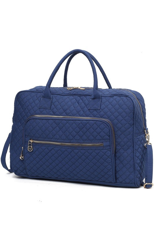 “Jayla” Quilted Duffle Bag
