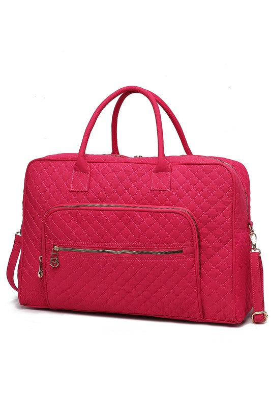 “Jayla” Quilted Duffle Bag