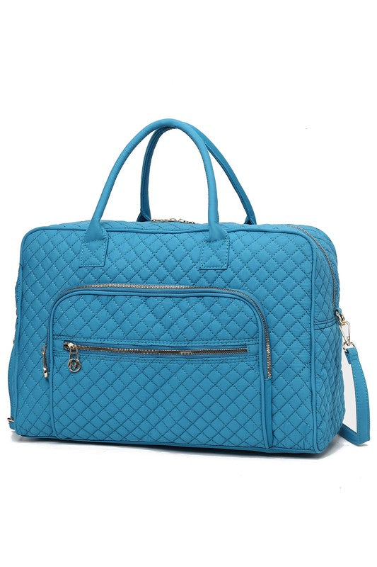 “Jayla” Quilted Duffle Bag