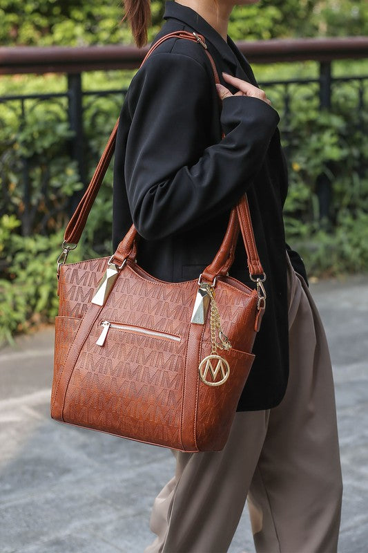 “Hazel” Vegan Leather Tote