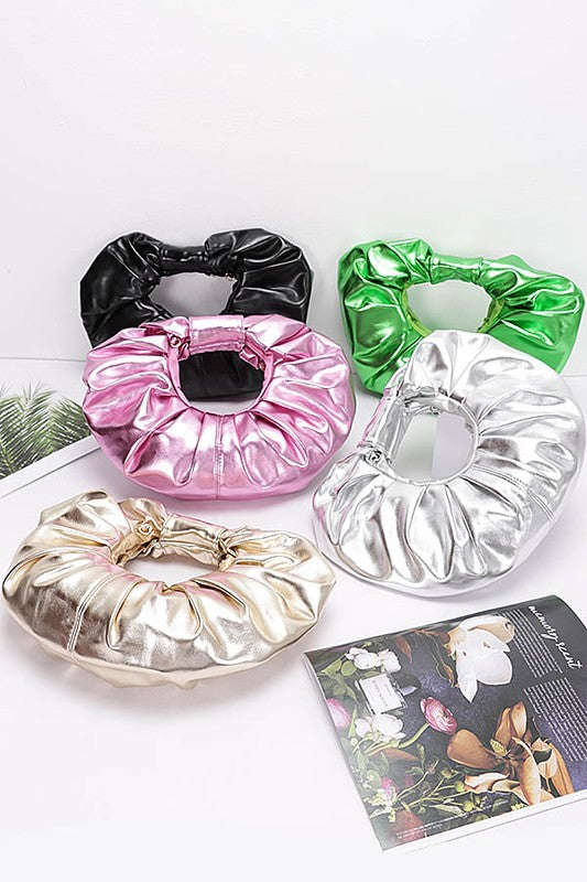 “HTown Hottie” Metallic Plated Clutch