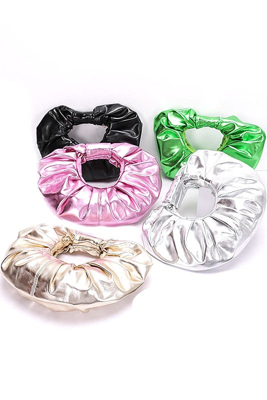 “HTown Hottie” Metallic Plated Clutch