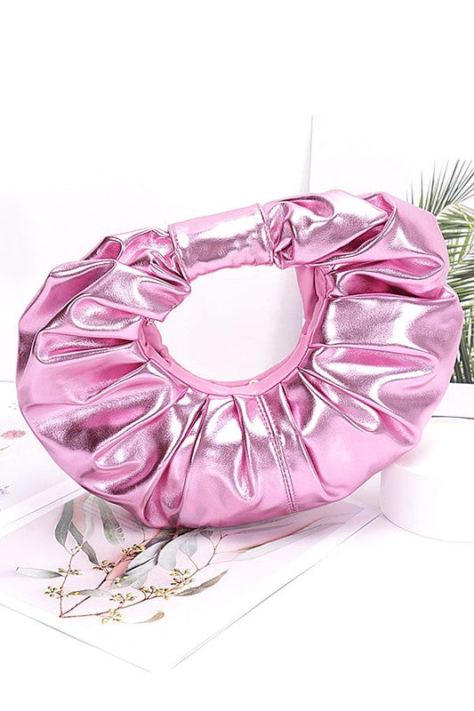 “HTown Hottie” Metallic Plated Clutch