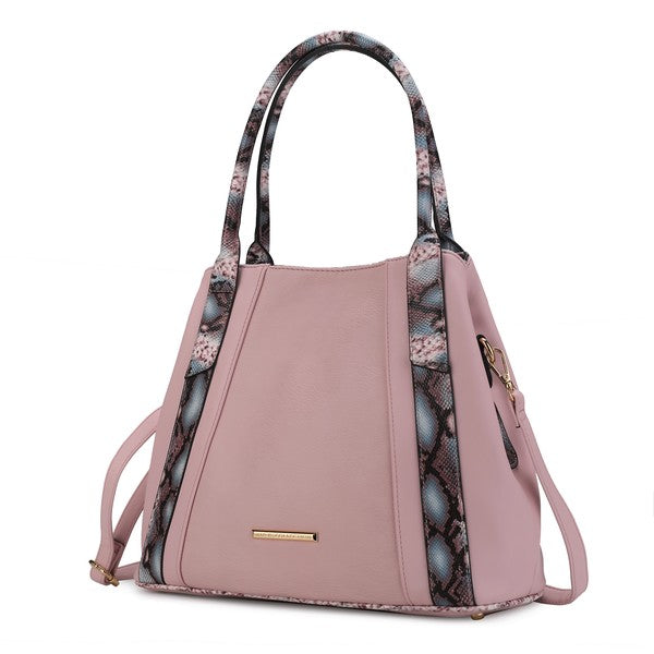 MKF Kenna Snake embossed Tote Bag