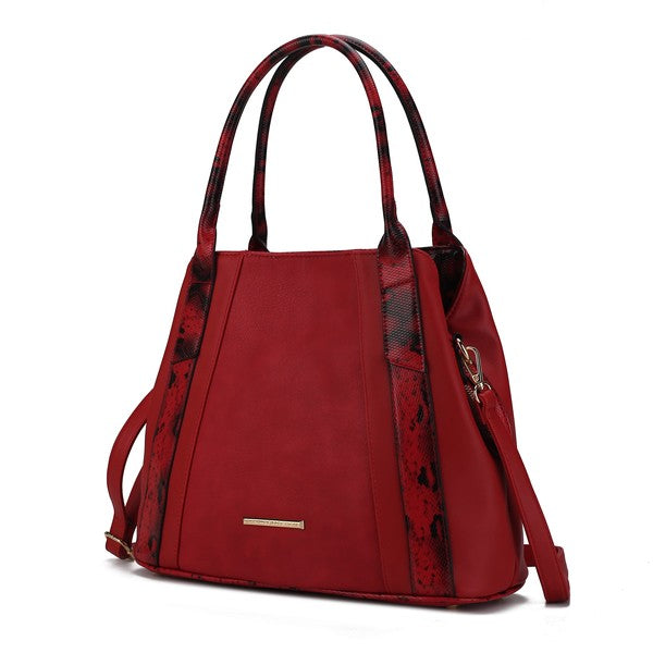 MKF Kenna Snake embossed Tote Bag