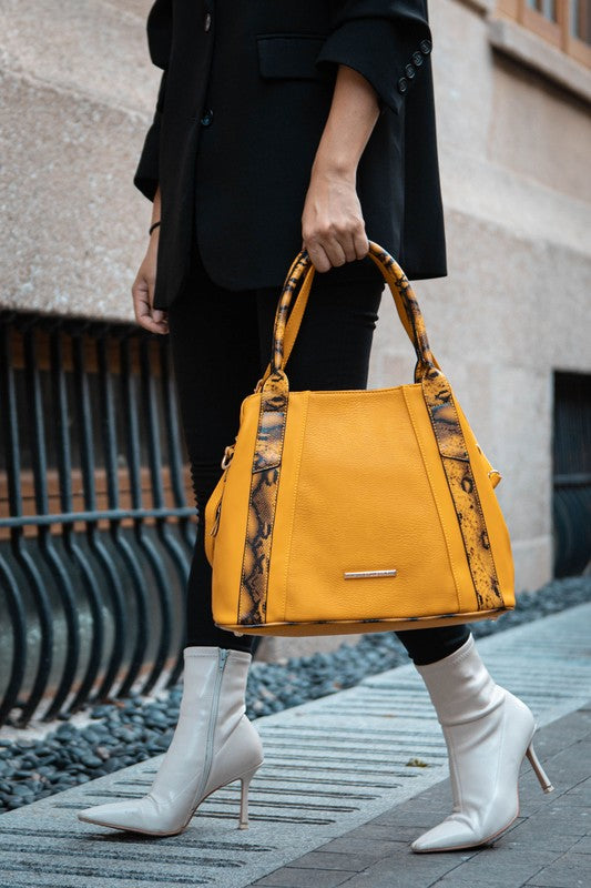 MKF Kenna Snake embossed Tote Bag