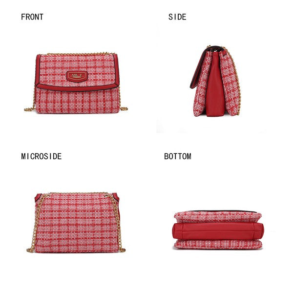 MKF Mackenzie Tweed Women's Shoulder Bag