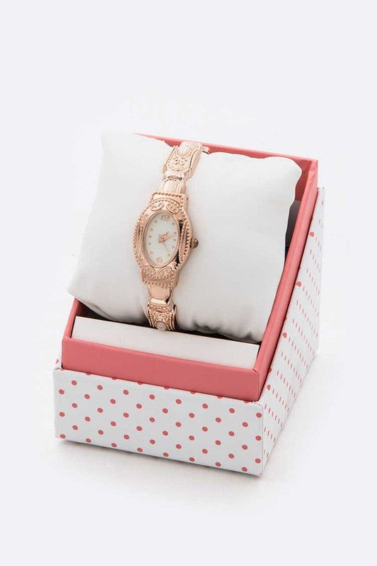 Princess Cut” Bangle Watch