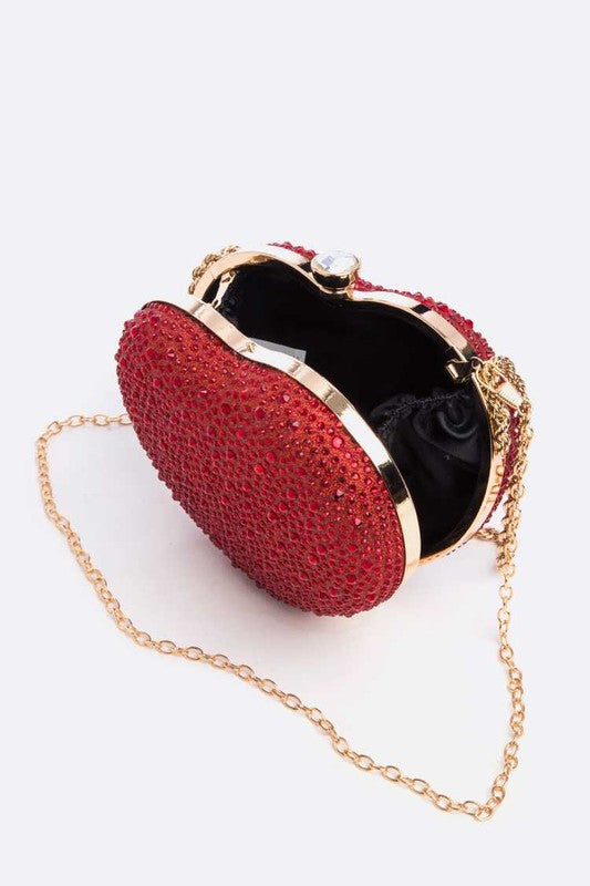 “Heart On Ice” Heart Clutch