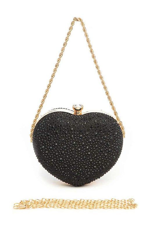 “Heart On Ice” Heart Clutch
