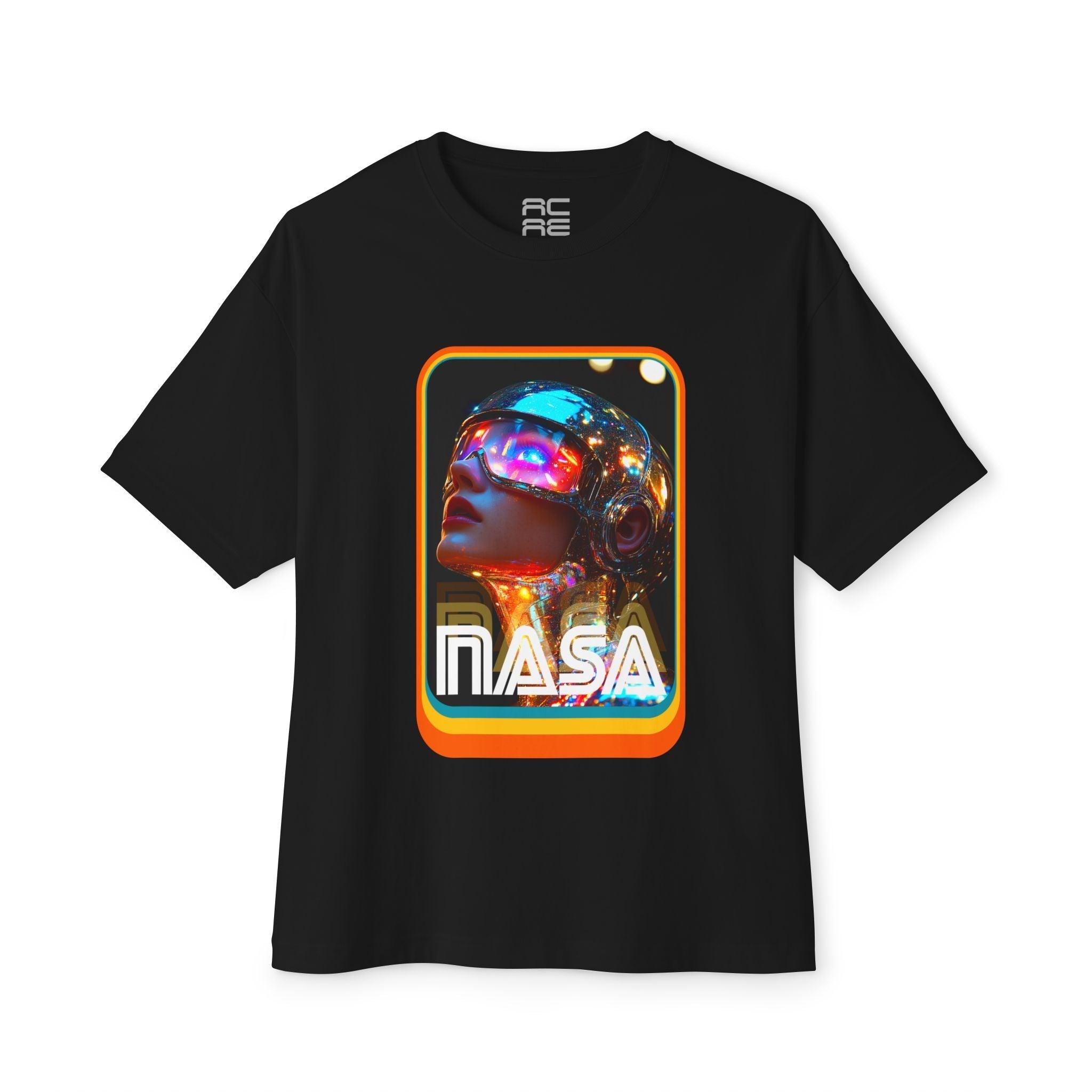 NASA GLITTERBOX Oversized Boxy Tee