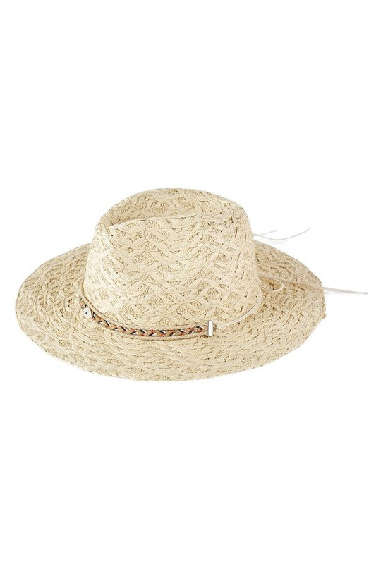 Braided Hatband Straw Sun Hat