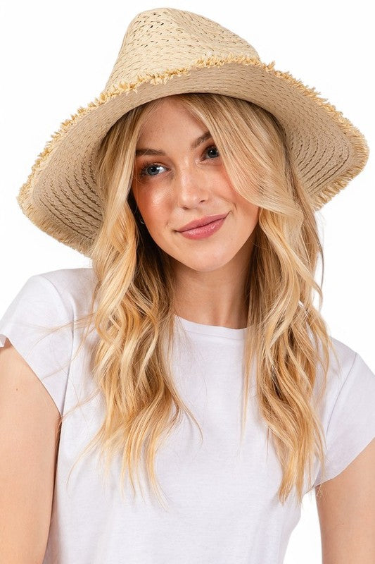 Starfish Charm Hatband Straw Sun Hat