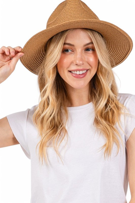 Sea Shell Hat Band Straw Fedora Sun Hat