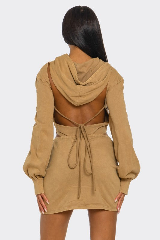 Sandstorm Flex 2-Piece Hoodie Bodysuit Set