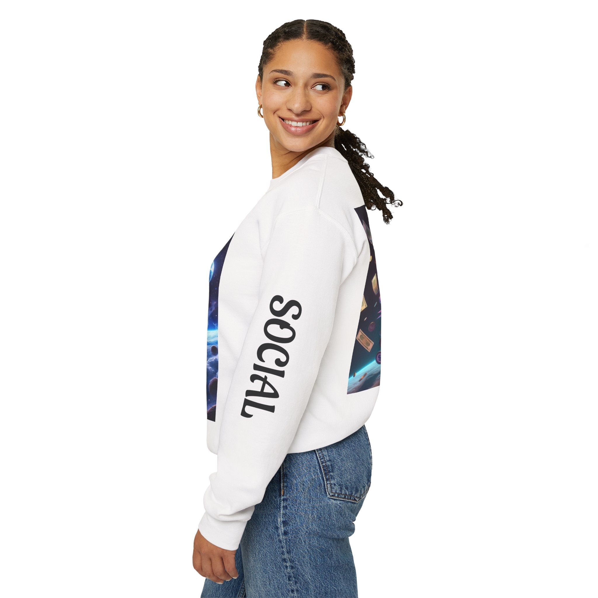 “Anti Social” Heavy Blend™ Crewneck Sweatshirt