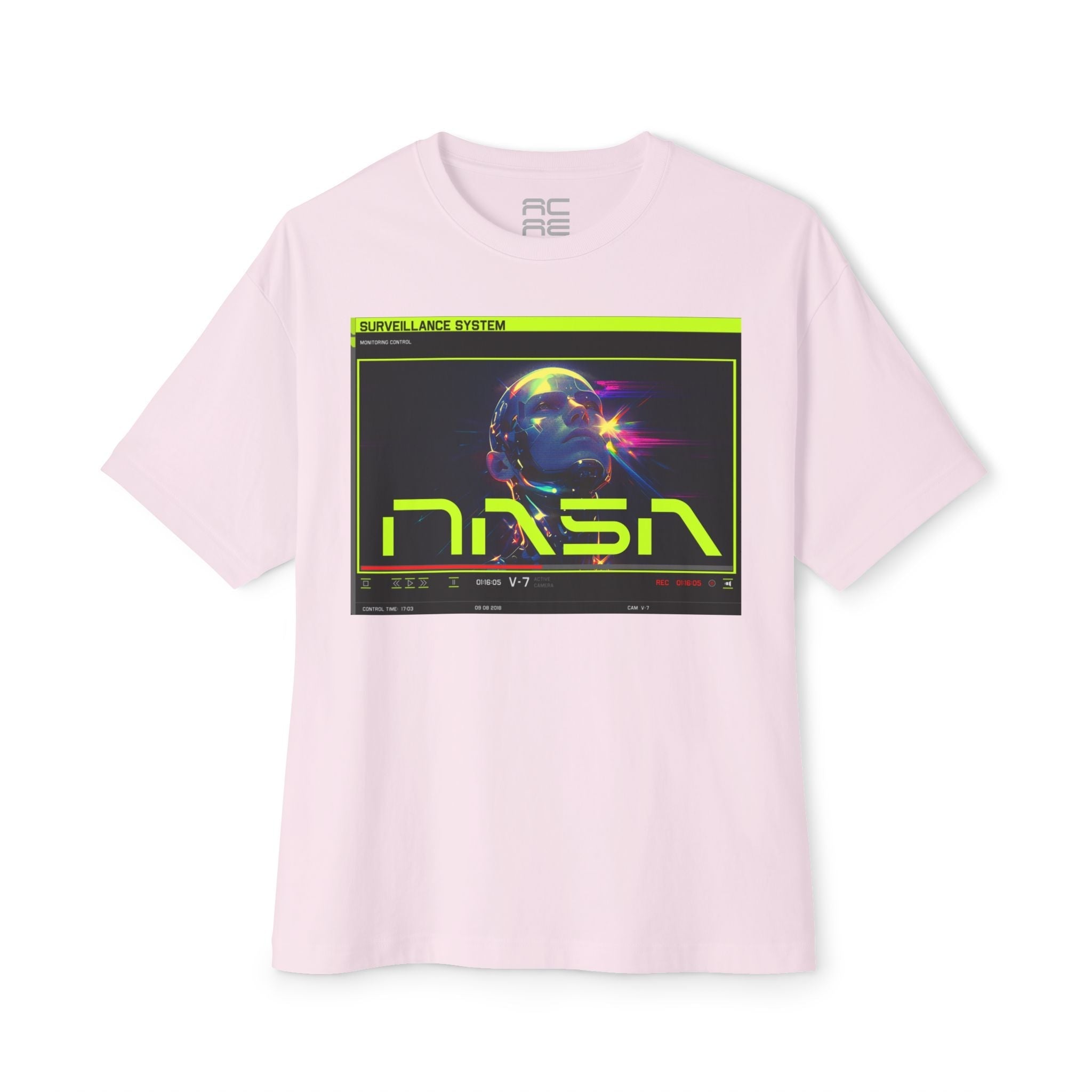 NASA SURVEILLANCE Oversized Boxy Tee