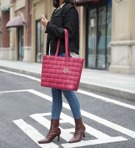 “Binalina” Rowan Woven Tote Bag