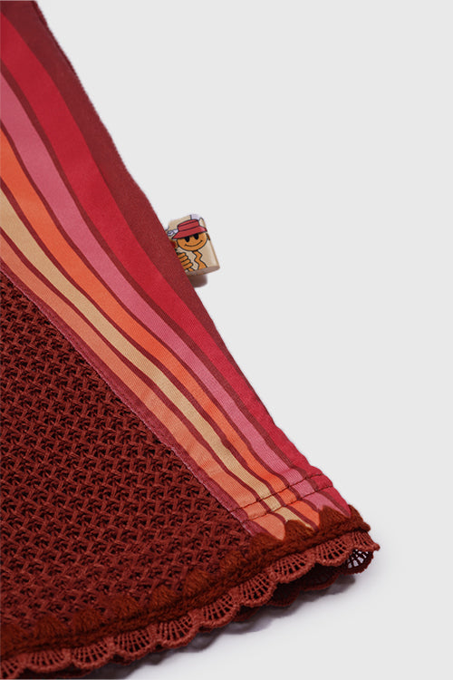 7eventies Crochet Knit Sleeveless Vest