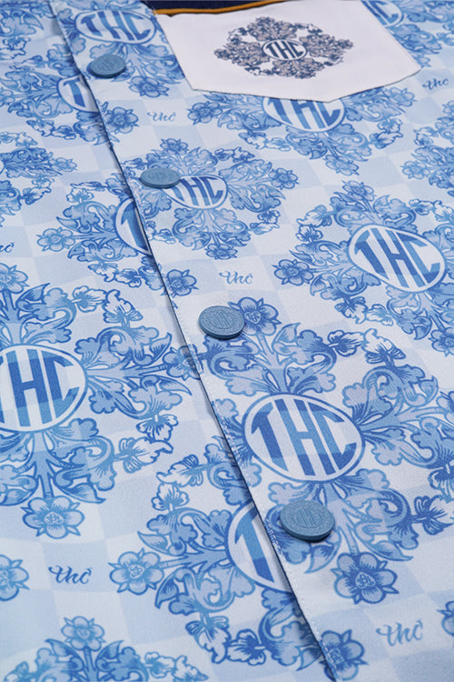 Baroque Pattern Oversized Shirt