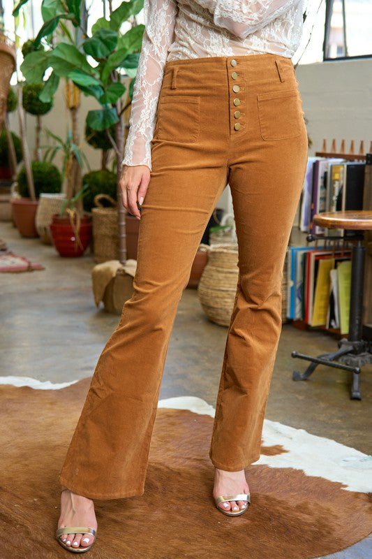 “Country Pumpkin” Flare Pants