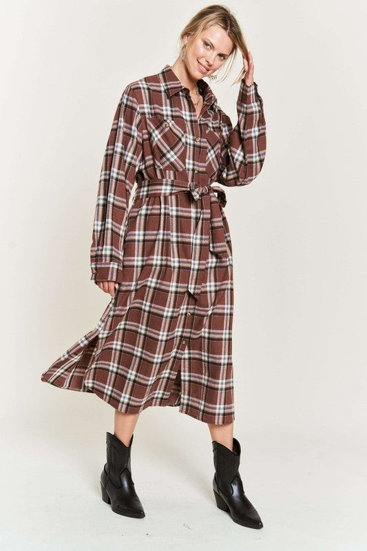 “Plaid Out” Dress
