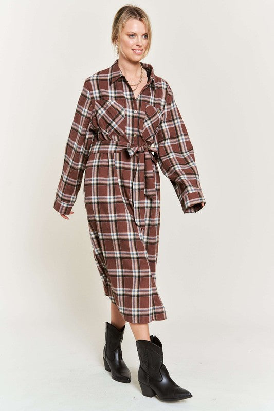 “Plaid Out” Dress
