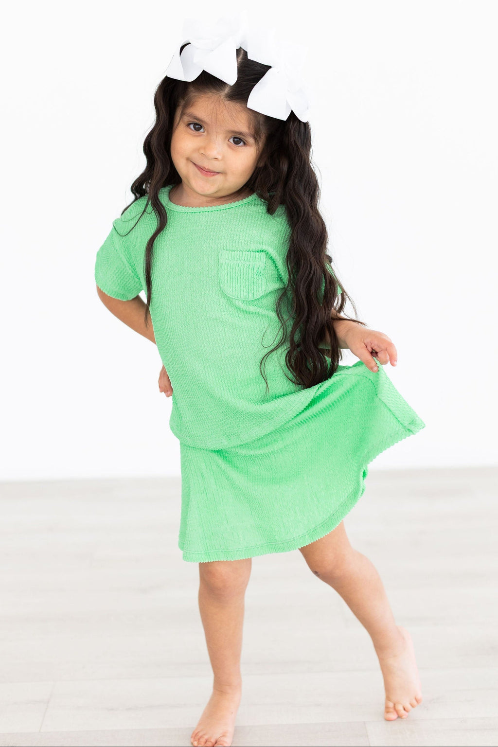 Seafoam Green Scrunchy Twirl Skort