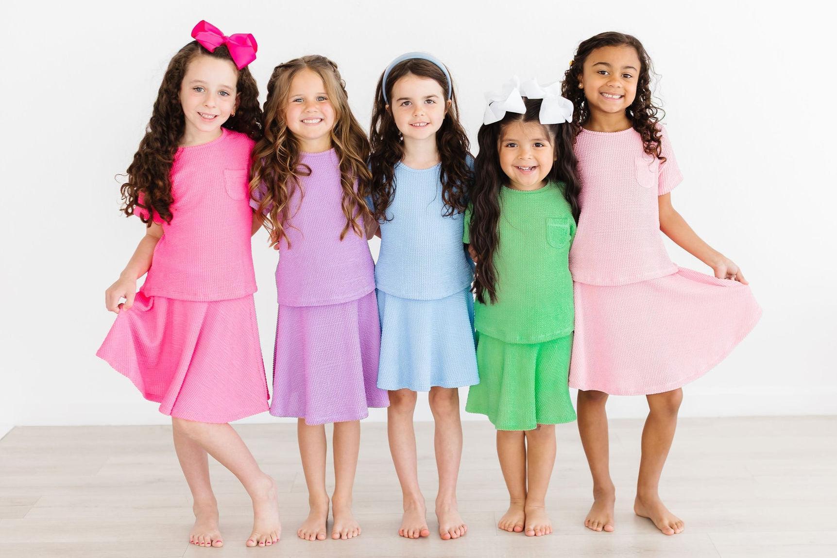 Seafoam Green Scrunchy Twirl Skort