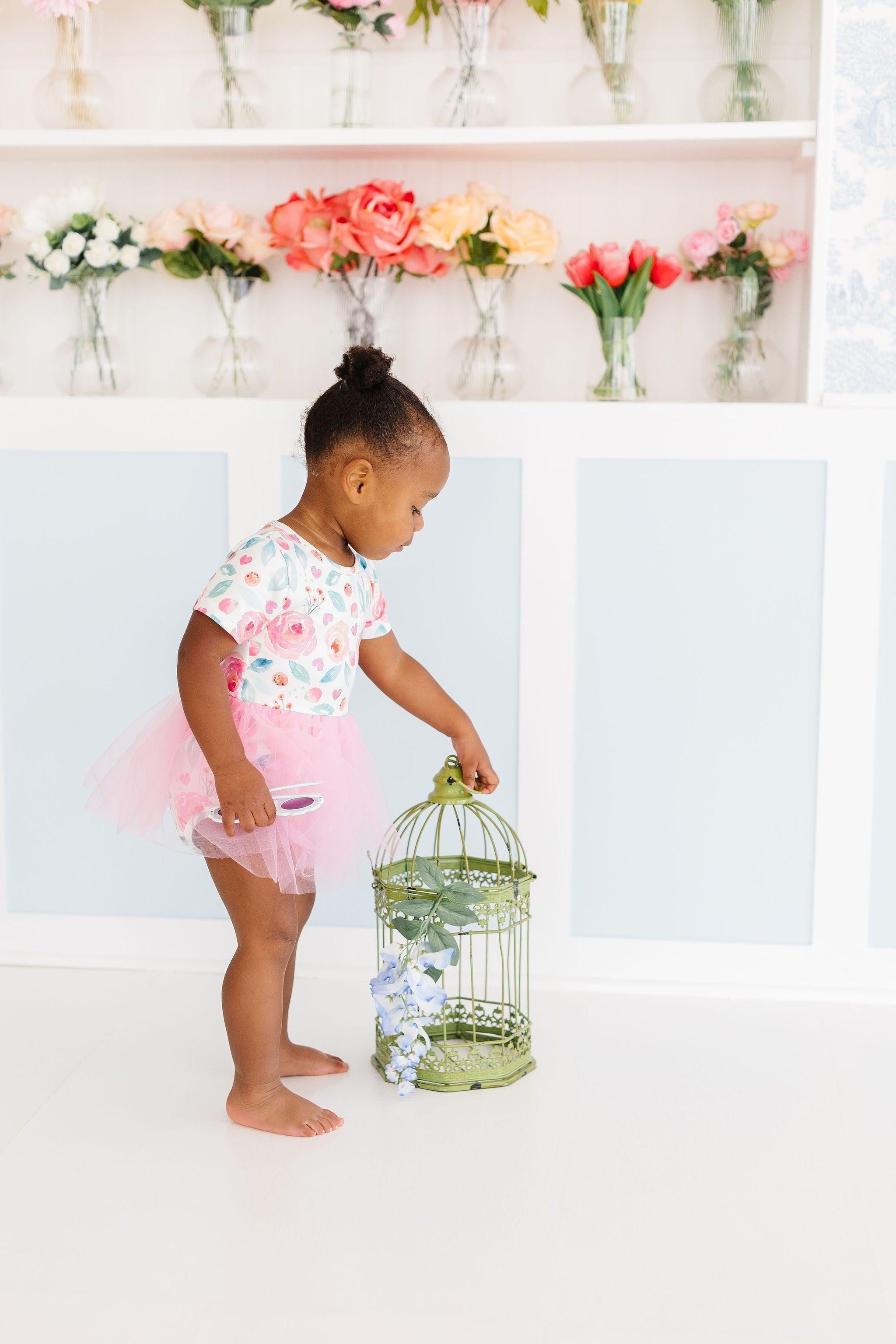 SALE Rosettes Tutu Bodysuit