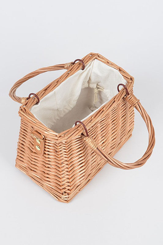 “Sunday Funday” Picnic Basket Clutch