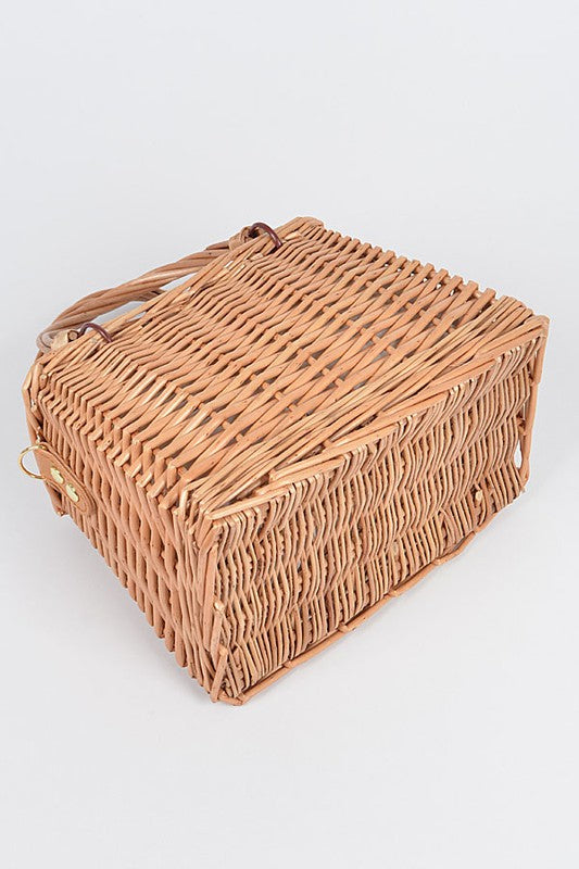 “Sunday Funday” Picnic Basket Clutch