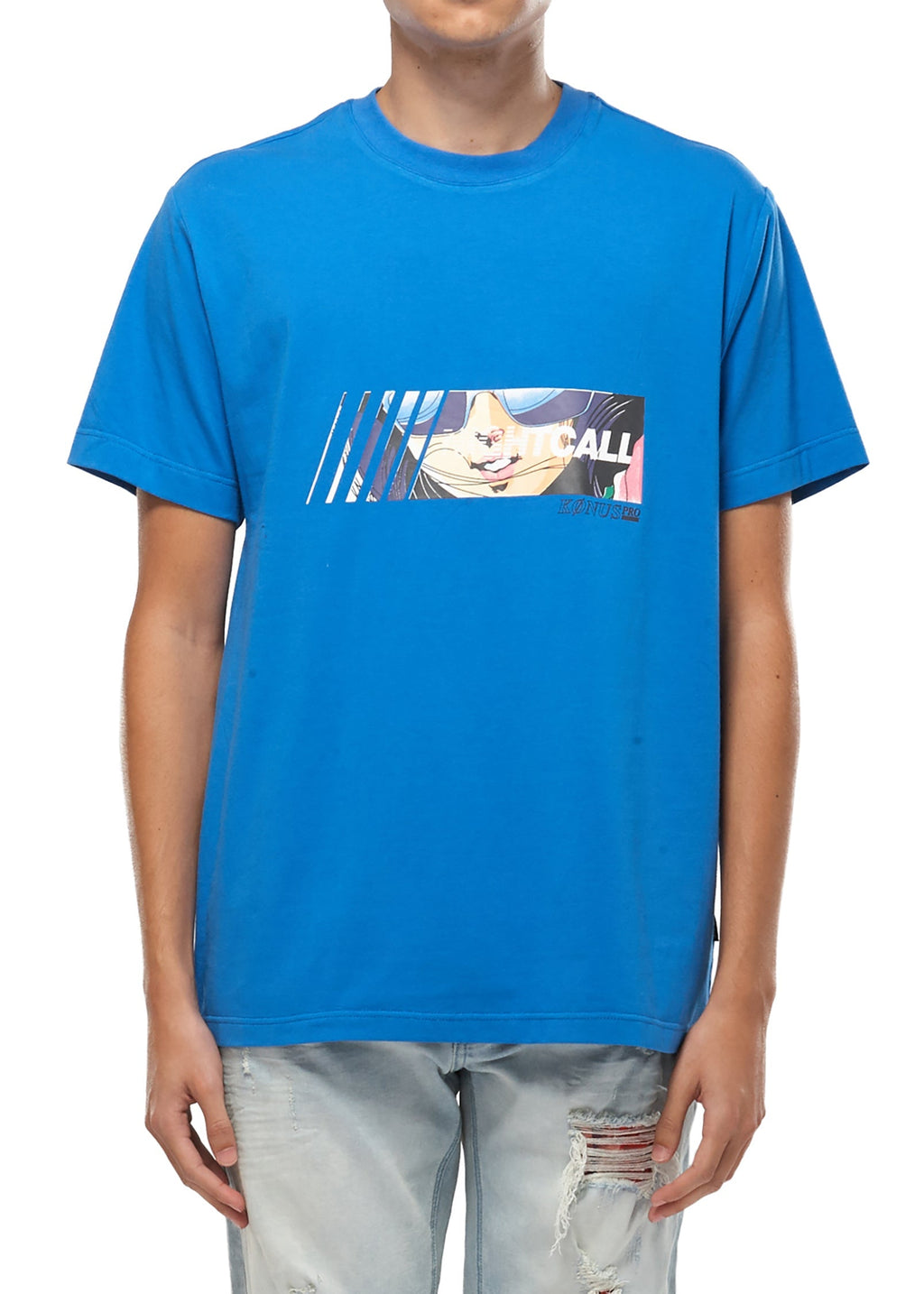 Anime Graphic Tee (Blue)