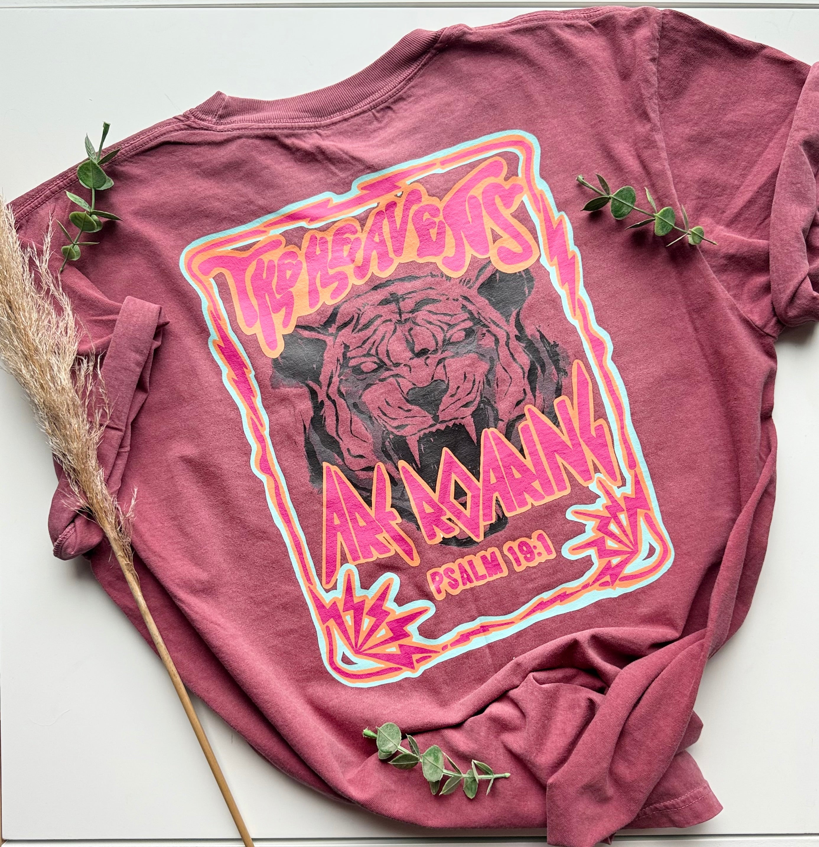 "THE HEAVENS ARE ROARING" Graphic