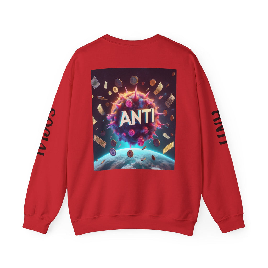 “Anti Social” Heavy Blend™ Crewneck Sweatshirt