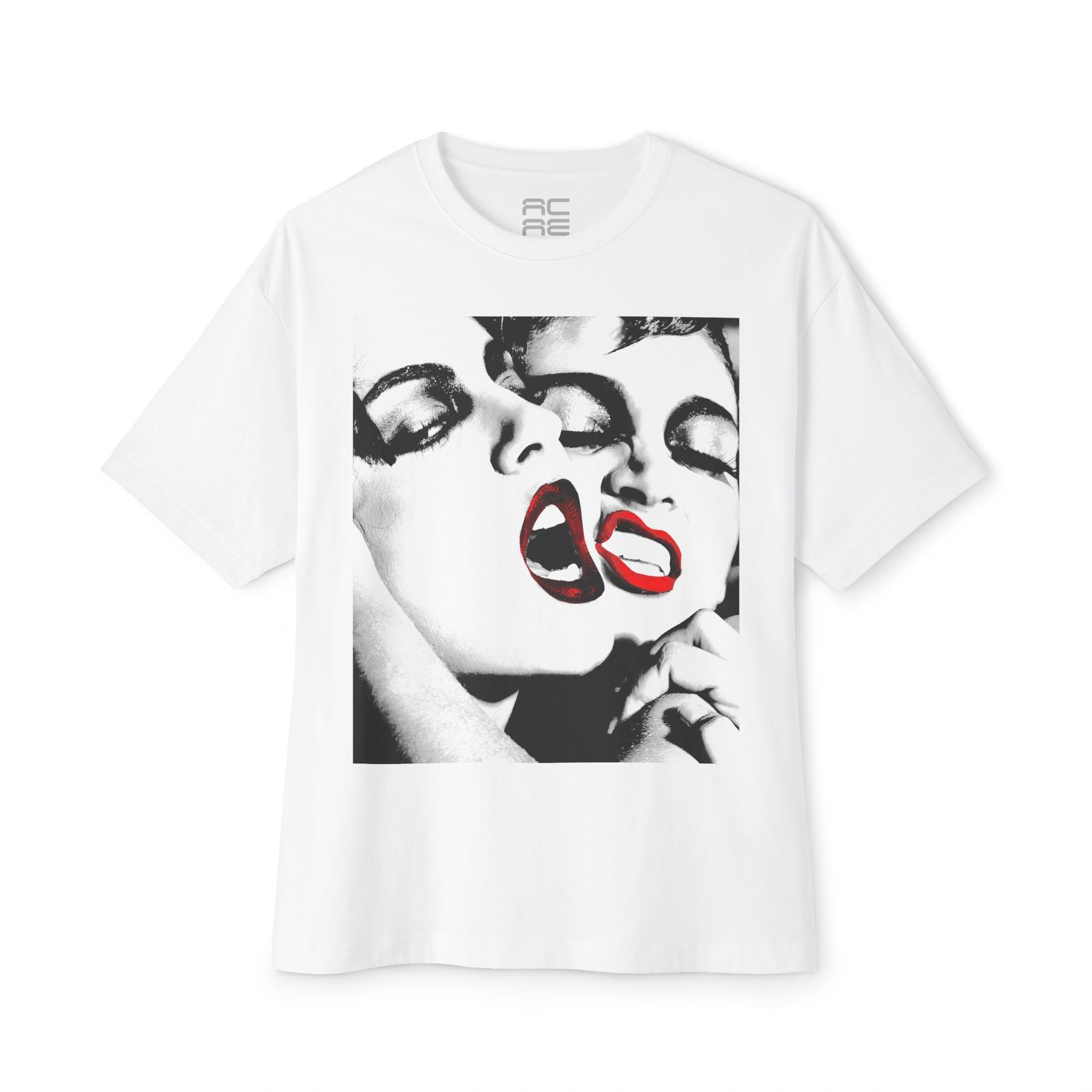 REBEL FEMME WHITE Oversized Boxy Tee