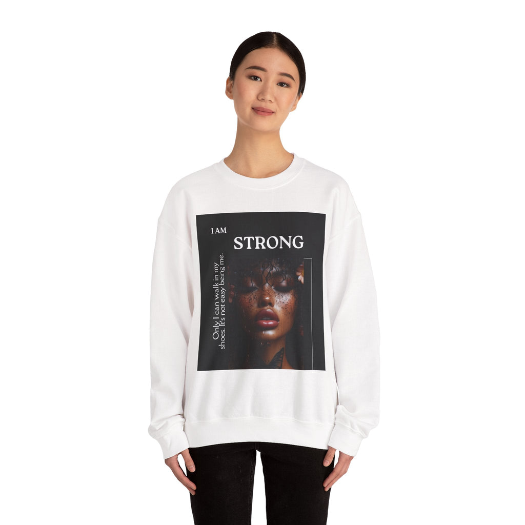 “I Am STRONG” Heavy Blend™ Crewneck
