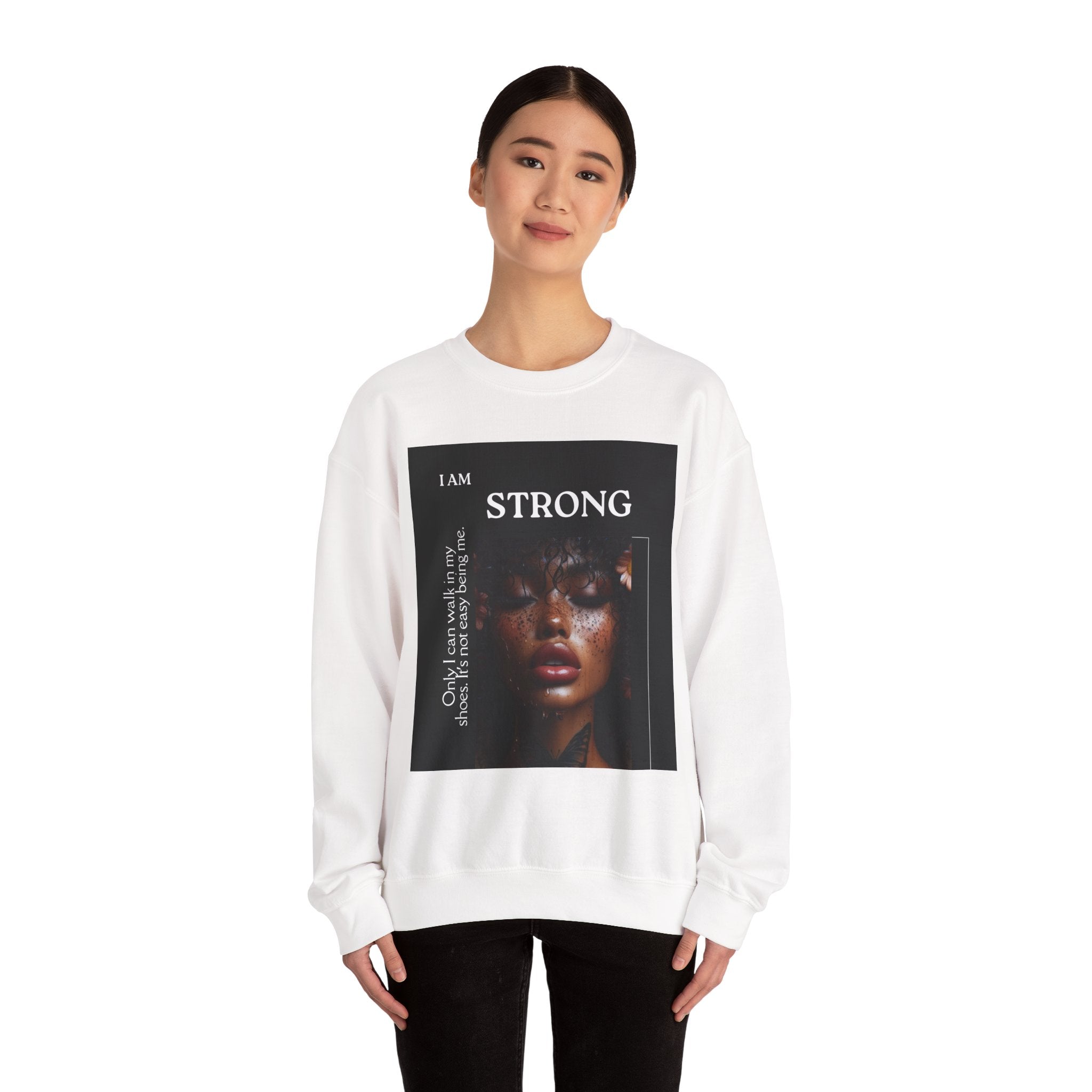 “I Am STRONG” Heavy Blend™ Crewneck