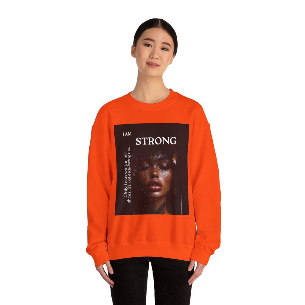 “I Am STRONG” Heavy Blend™ Crewneck