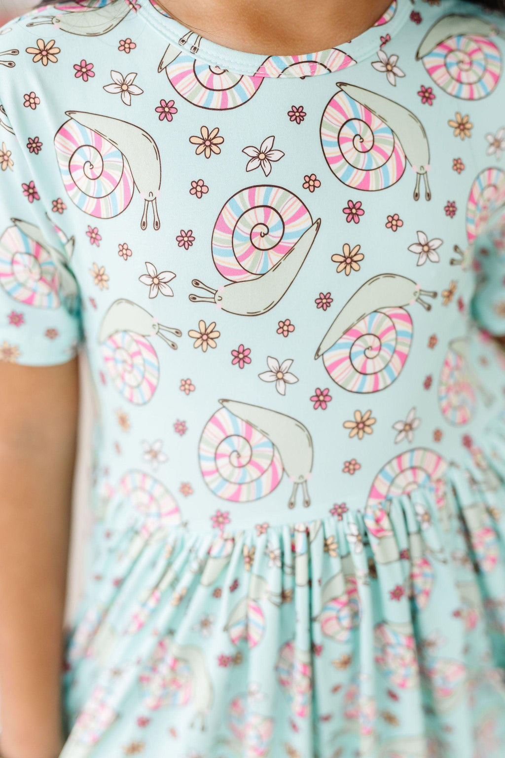 SALE Spring Snails S/S Pocket Twirl Dress