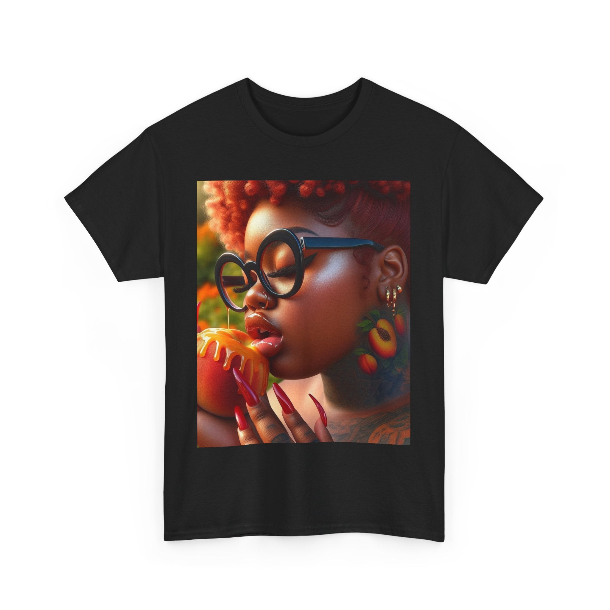 “Georgia Peach” Cotton Graphic Tee