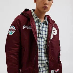 New Era X Alpha Industries MLB Philadelphia Phillies Varsity Jacket Clanton Jacket